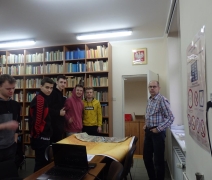 Studenci kierunku Turystyka i Rekreacja w Oddziale Archiwum Państwowego w Koszalinie